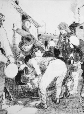 Кипяточек. (За кипяточком). Из серии «По дорогам войны»