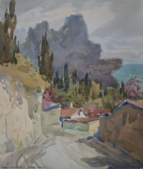 Гурзуф. («Скала Верблюд»)