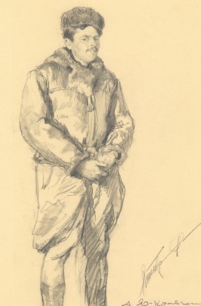 Портрет дважды героя Советского Союза А.И.Покрышкина