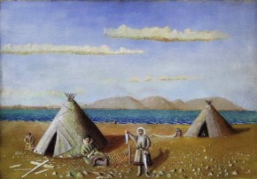 Жизнь ненцев на Маточкином шаре. Чумы