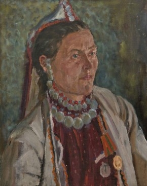 Портрет колхозницы колхоза «Социализм»