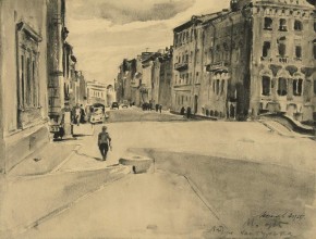 Городской пейзаж. Улица Халтурина