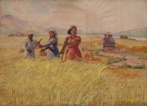 Утро. Уборка урожая