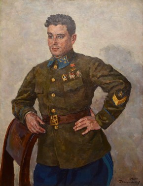 Портрет Героя Советского Союза А. С. Осипенко