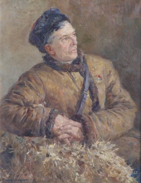 Портрет комиссара группы гомельских партизан А.А.Куцака