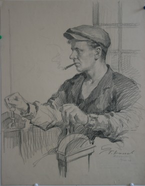 Машинист рудника «Гора Высокая» Д.Ф.Пестов