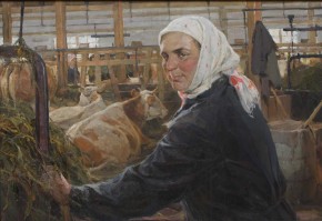 Доярка Нина Болотина 