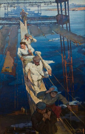 Будни Сталинградской ГЭС