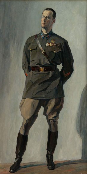 Портрет летчика М. М. Громова