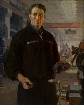 Портрет делегата XXI съезда КПСС А. Ф. Кузьмина