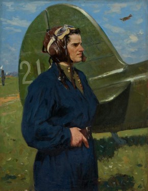 Портрет героя Советского Союза т. М. П. Чечневой