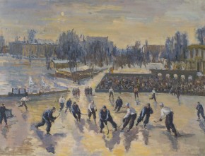 Хоккей на стадионе «Динамо»