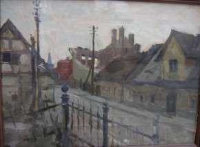 Улица в Мезеритце. Польша