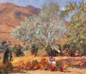 Оливы утром (Утро. Крым)