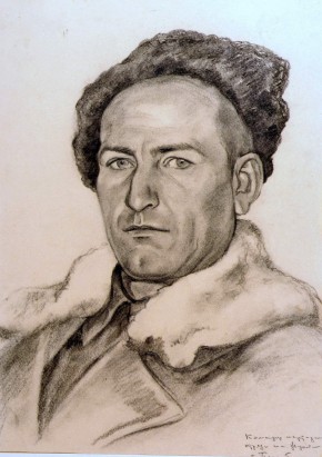 Портрет командира партизанского отряда Поддубина