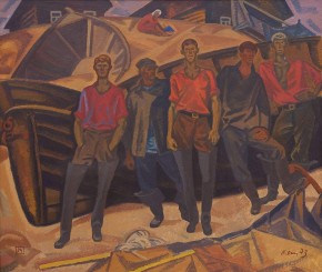 Рыбаки Псковского озера