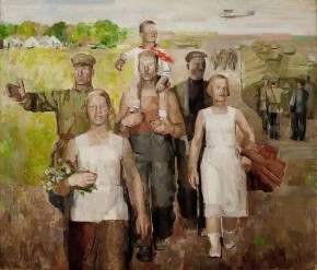 Рабочие завода «Серп и молот» в гостях у танкистов