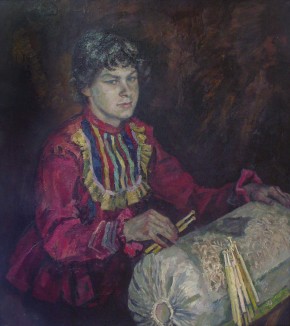 Молодая кружевница Светлана Наумова