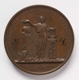 Медаль в память 50-летия учреждения Российской Академии