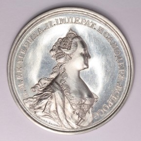 Медаль на коронацию Екатерины II. 22 сентября 1762