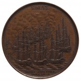 Медаль в память сожжения при Чесме турецкого флота в 1770 году