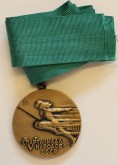 Медаль спортивная, V-й летней Спартакиады народов СССР. III место
