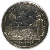 Медаль на сооружение крепости Кроншлот в 1704 г.