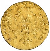 Chervonets, 1716. Peter the Great