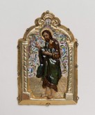 Богоматерь. Спас на престоле. Иоанн Предтеча