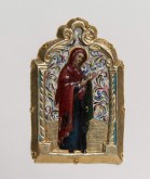 Богоматерь. Спас на престоле. Иоанн Предтеча