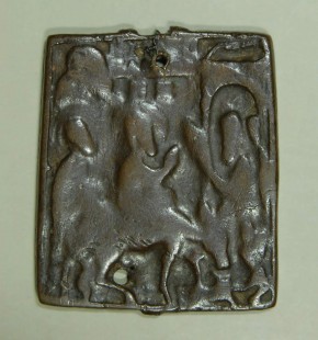 Образка энколпия створка. Вход в Иерусалим