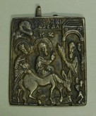 Образка энколпия створка. Вход в Иерусалим