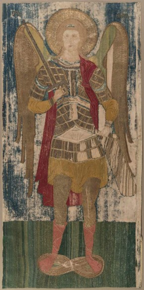 Шитая икона «Архангел Михаил»