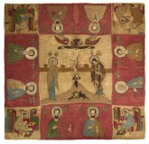 Покровец. Распятие с предстоящими, апостолами и евангелистами