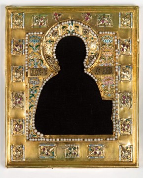 Оклад на икону Симона Ушакова  «Христос Вседержитель» («Господь Вседержитель»)