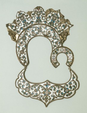 Венчики и цата с иконы «Богоматерь с Младенцем»