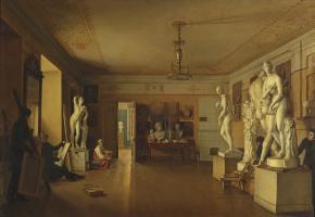 Мастерская художника А. Г. Венецианова в Петербурге