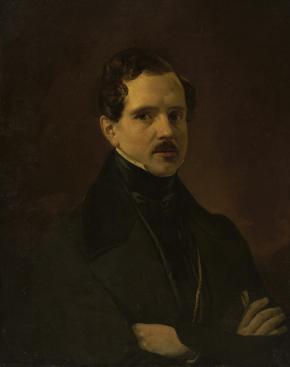 Портрет писателя и музыкального критика, секретаря Общества поощрения художников Модеста Дмитриевича Резвого (1807—1853)