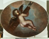 Плафон овальный «Амур, несущий ликторские связки»