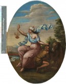 Медальон «Аллегорическое изображение Азии» (овальный)