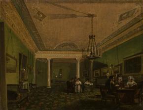 Гостиная в имении П. В. Голенищева-Кутузова «Шубино»