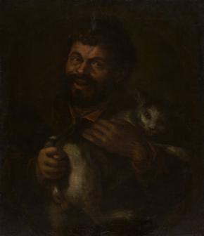 Мужчина с котом