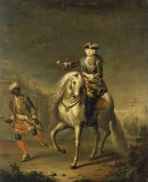 Конный портрет Елизаветы Петровны с арапчонком