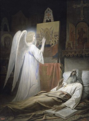 Блаженный Алипий, иконописец Печерский