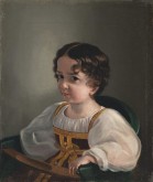 Портрет девочки, сидящей в кресле