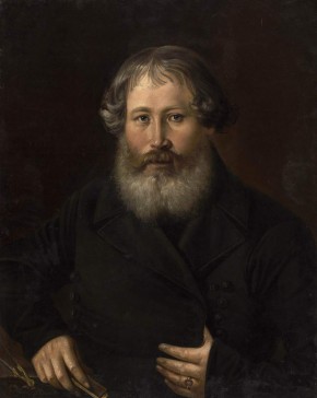 Портрет купца с линейкой и циркулем