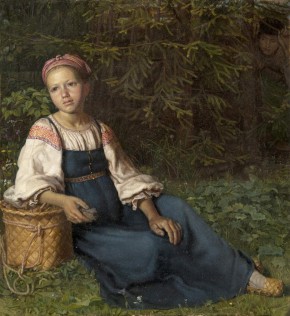 Девушка в лесу