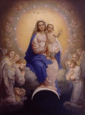 Богоматерь с Младенцем в сонме ангелов