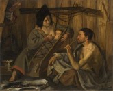 Сцена из домашней жизни бурятов