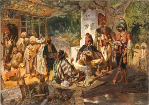 Восточная сцена. Турецкая почетная стража